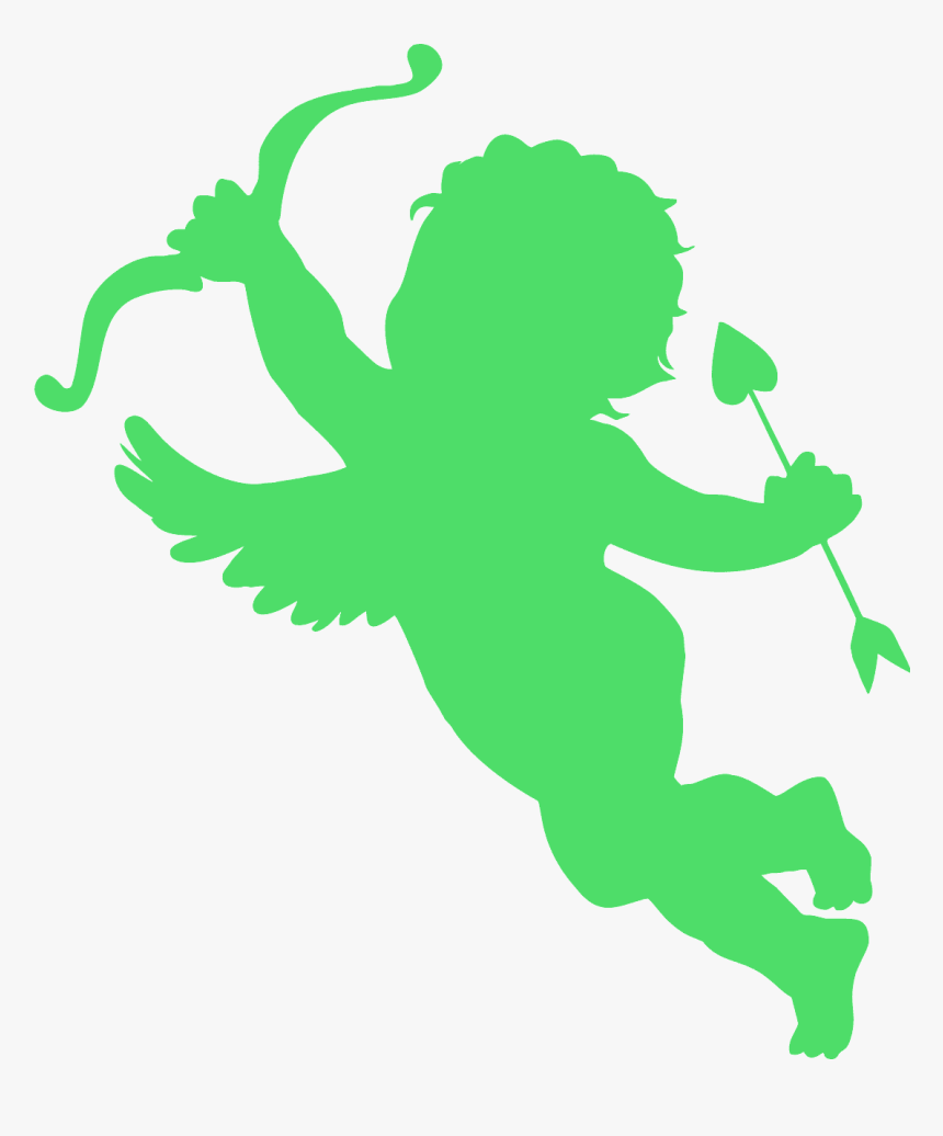 Easy Cupid Silhouette, HD Png Download