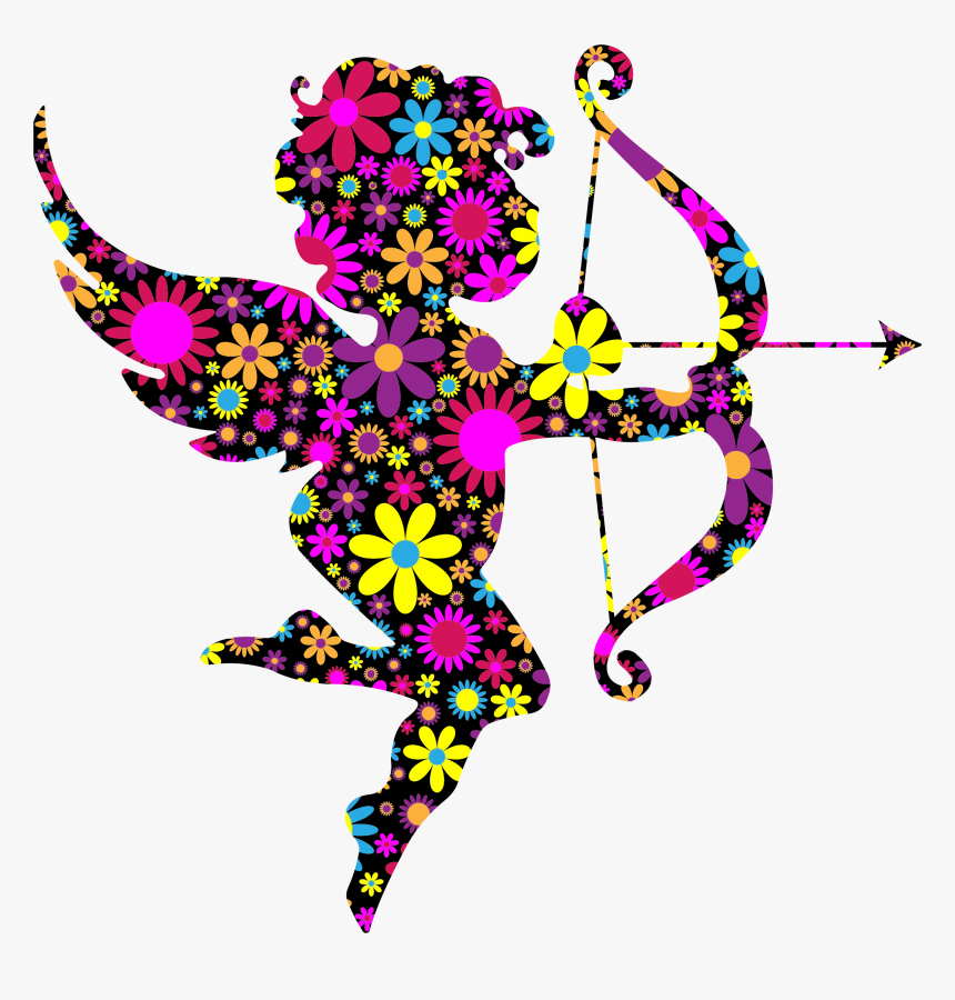 Clipart Cupids Bow And Arrow, HD Png Download