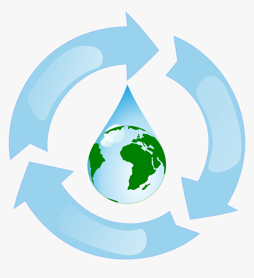 Water Recycling Clip Arts - Recycling Water, HD Png Download