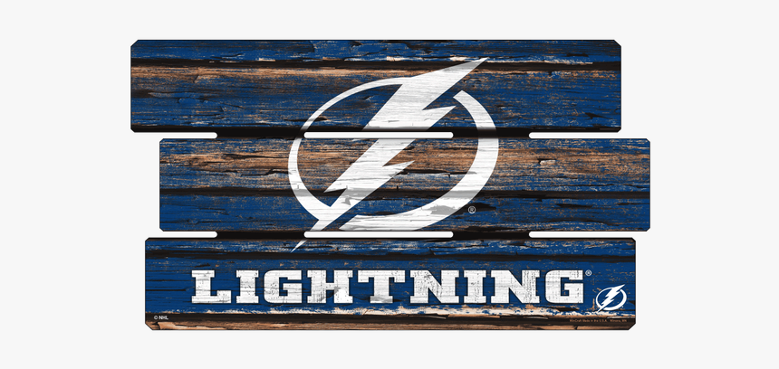 Tampa Bay Lightning Wincraft H Wood Sign - Pittsburgh Penguins Tampa Bay Lightning, HD Png Download