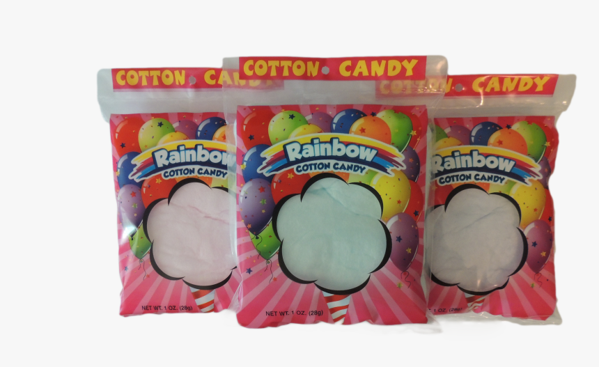 Buy Prepackaged Cotton Candy , Png Download - Candy, Transparent Png