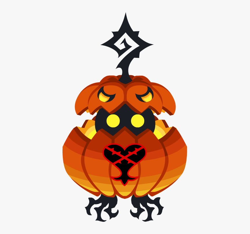 Jack O - Kingdom Hearts Halloween Heartless, HD Png Download
