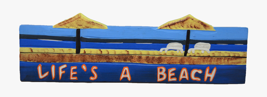 Wood Sign Life S A Beach - Gazebo, HD Png Download