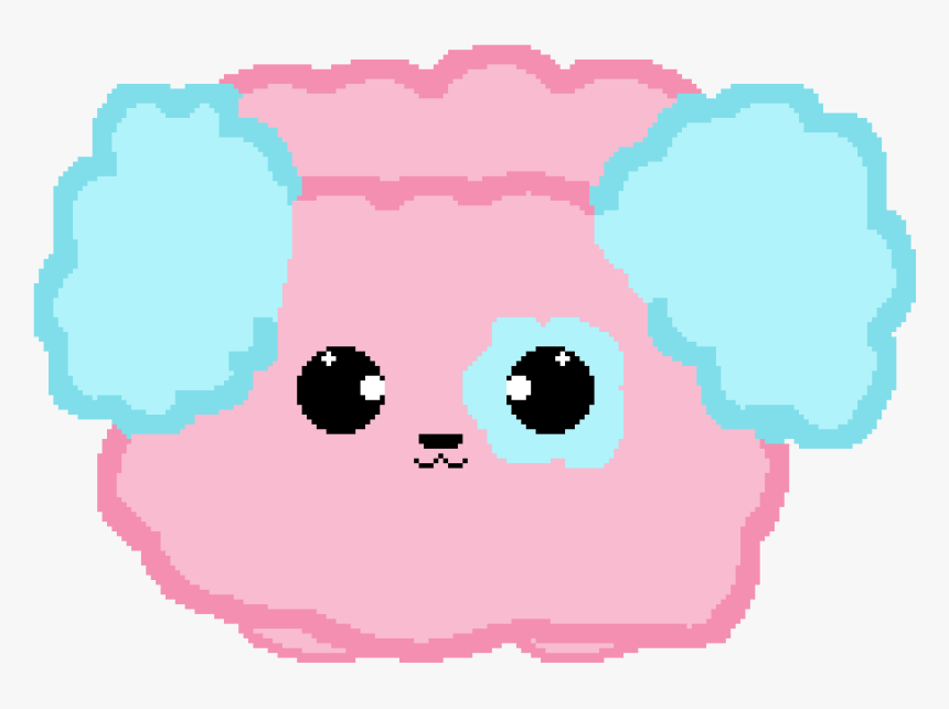 Cotton-candy Marshmallow Dog Clipart , Png Download, Transparent Png
