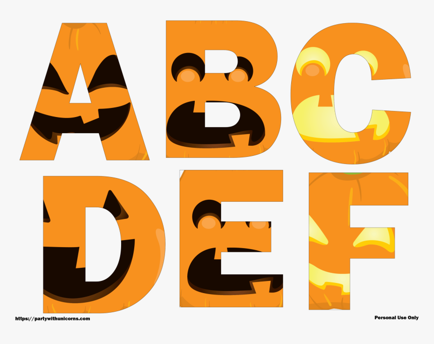 Halloween Letters, HD Png Download