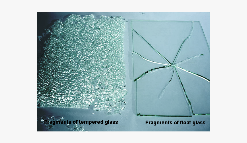 Shattered Tempered Glass - Tempered Glass Window, HD Png Download