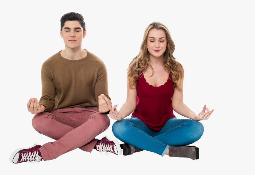 Love Couple - Couple Sitting Together Png, Transparent Png