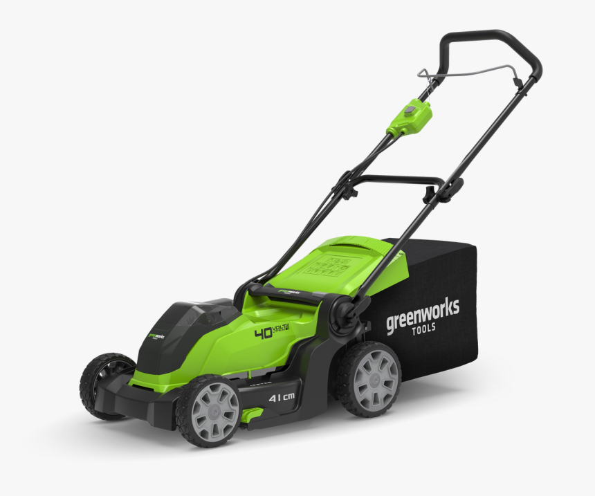 Greenworks 40v Lawn Mower G40lm40 - Greenworks Glm1241, HD Png Download