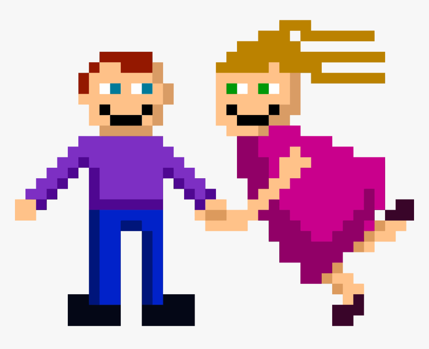 Pixel Couple Clip Arts - Anti Bullying Tarpaulin, HD Png Download