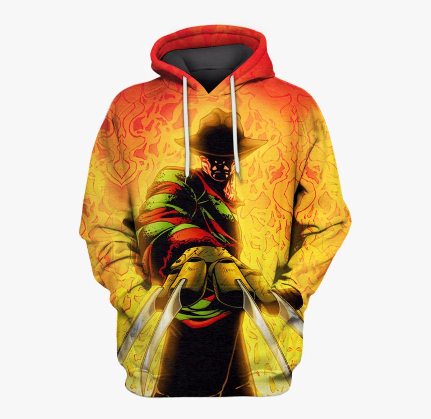 3d A Nightmare On Elm Street Freddy Krueger Tshirt - Freddy Krueger Hoodies, HD Png Download
