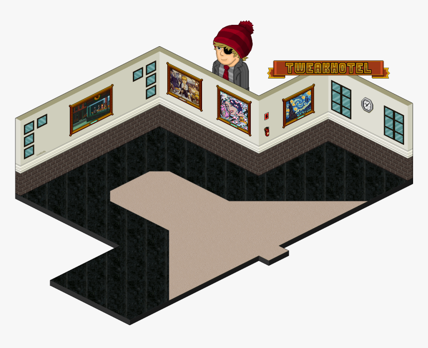 Kisspng Habbo Roof Room Anonymous Floor Room Background - Habbo Background Room, Transparent Png