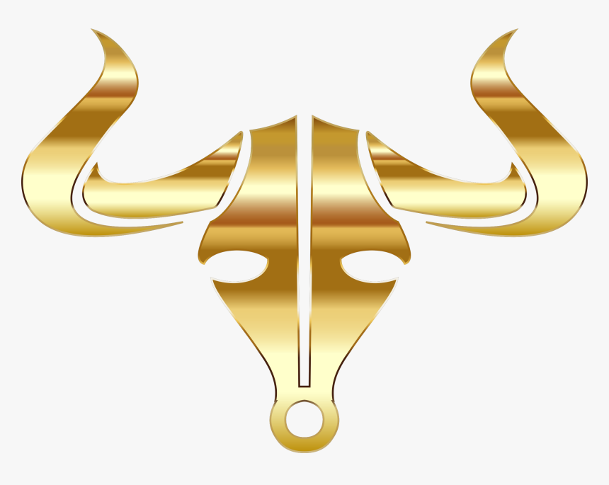 Gold Bull Icon 2 No Background Clip Arts - Gold Bull No Background, HD Png Download