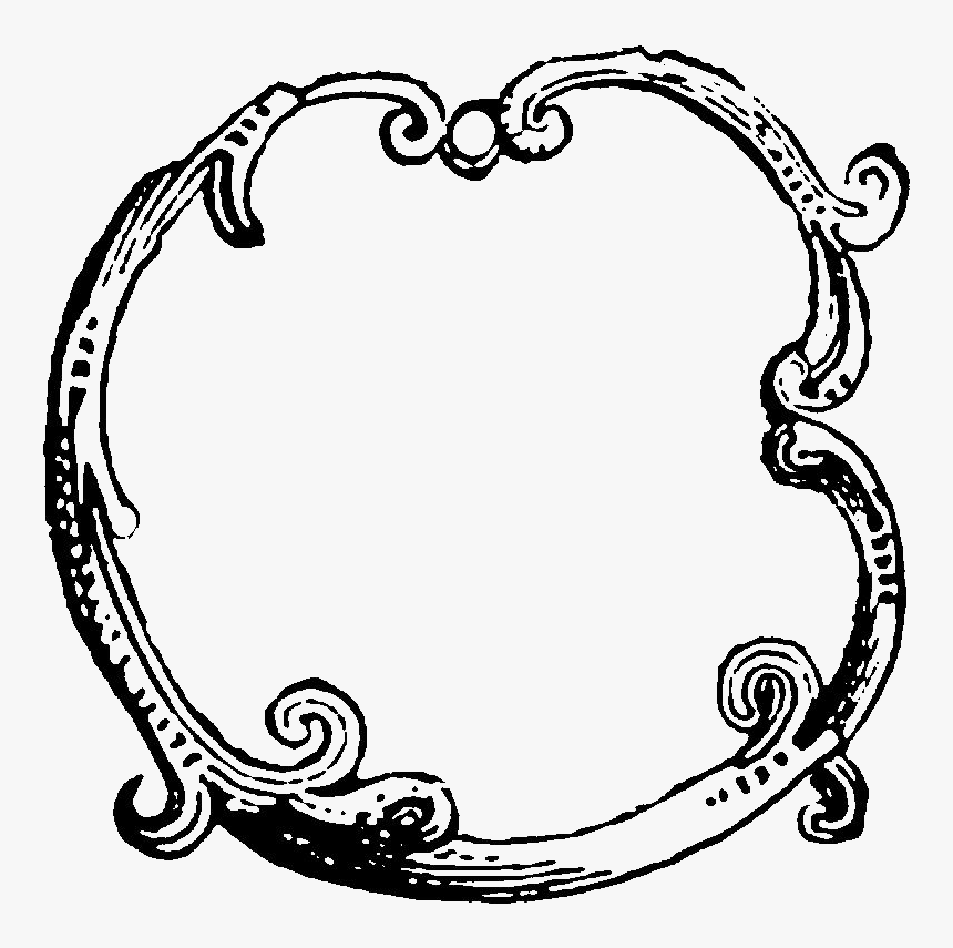 Digital Decorative Circle Frame Image Downloads - Portable Network Graphics, HD Png Download