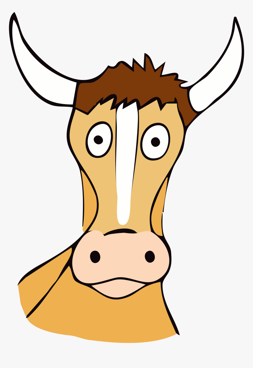 Long Horn Cattle Cartoon, HD Png Download