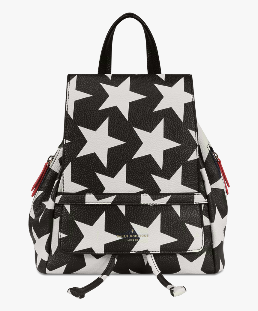 Pauls Boutique Charlie Backpack In Black With White - Zaino Pauls Boutique, HD Png Download