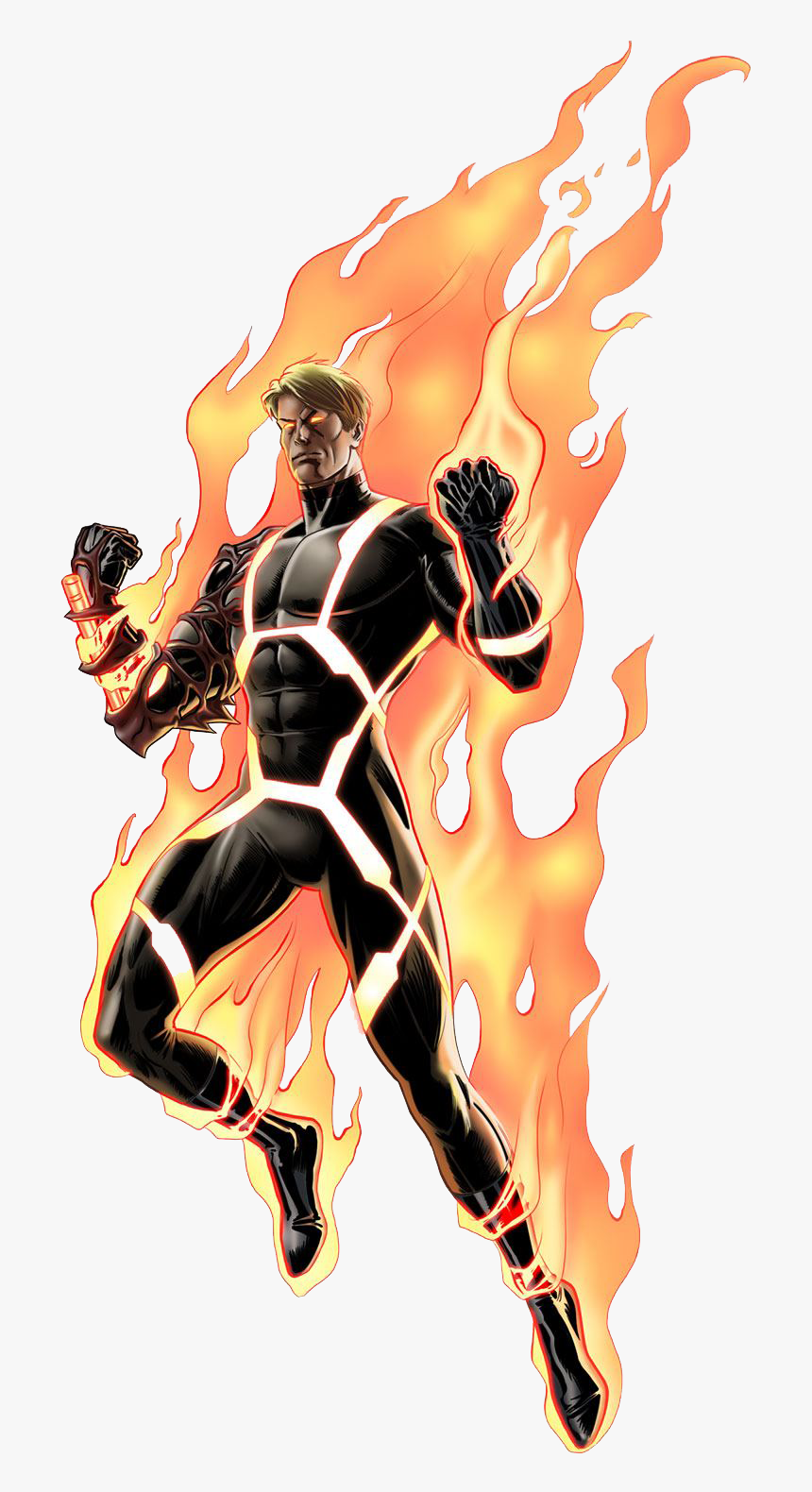 Human Torch Png Transparent Images - Future Foundation Human Torch, Png Download