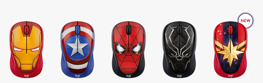 Mouse Logitech M238 Marvel, HD Png Download