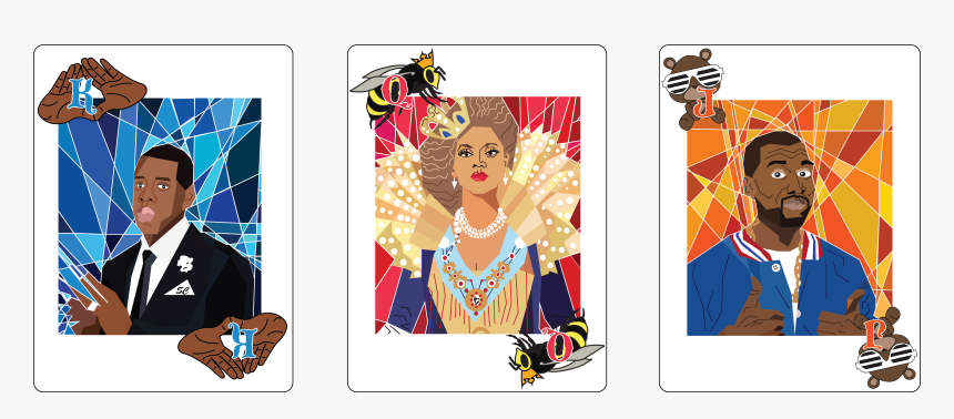 Playing Card Design With Graphic Interpretation Of - King Playing Card Design, HD Png Download