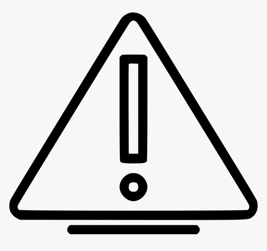 Traffic Mark Exclamation Point Attention - Scalable Vector Graphics, HD Png Download