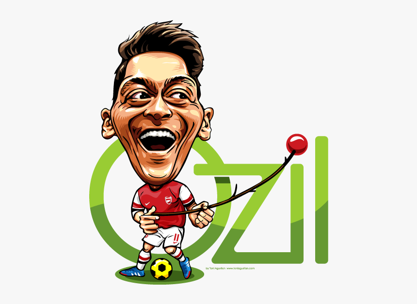 Beyonce Clipart Caricature Clipart - Ozil Caricature, HD Png Download