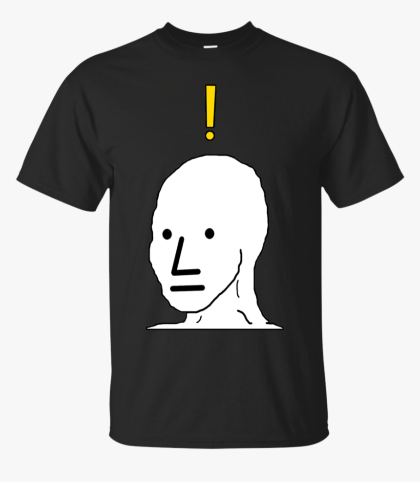 Npc Meme Yellow Exclamation Point T Shirt - Nba Youngboy Jumpman Shirt, HD Png Download