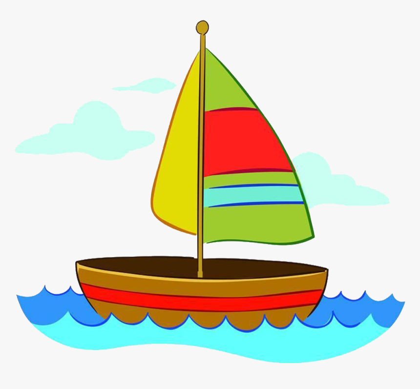 Sailboat Collection Of Free Drawing Hand On Ui Ex Transparent - Transparent Background Sailboat Clipart, HD Png Download