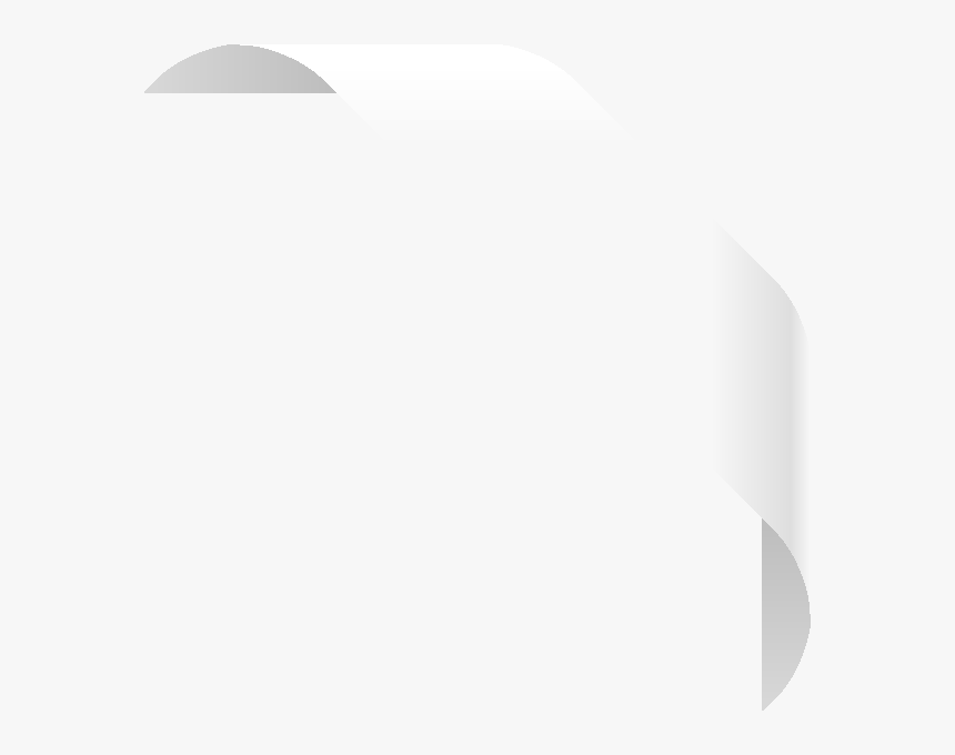 Transparent Black Ribbon Vector Png - Corner Ribbon Vector White, Png Download