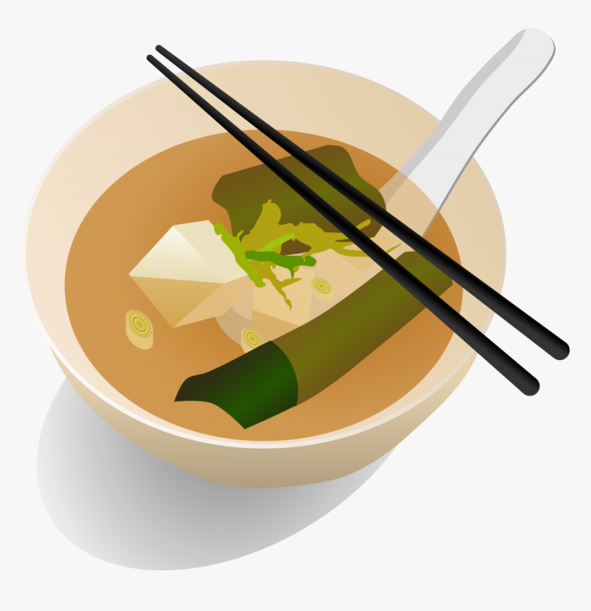 Japanese Food Clipart Chinese Rice - Miso Soup Clipart Png, Transparent Png