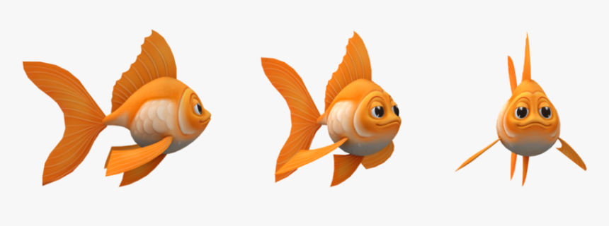 Goldfish - Coral Reef Fish, HD Png Download