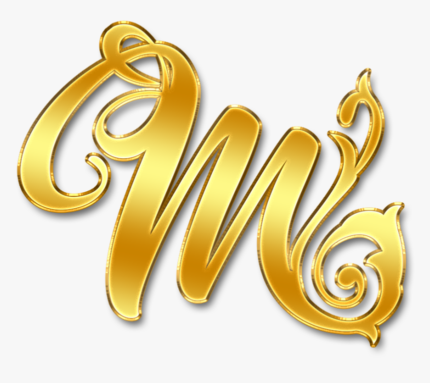 M Tattoo Png - M Name, Transparent Png