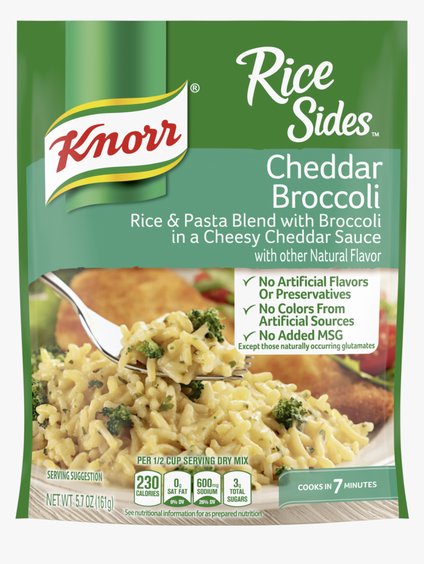 Cheddar Broccoli - Knorr Rice Sides, HD Png Download