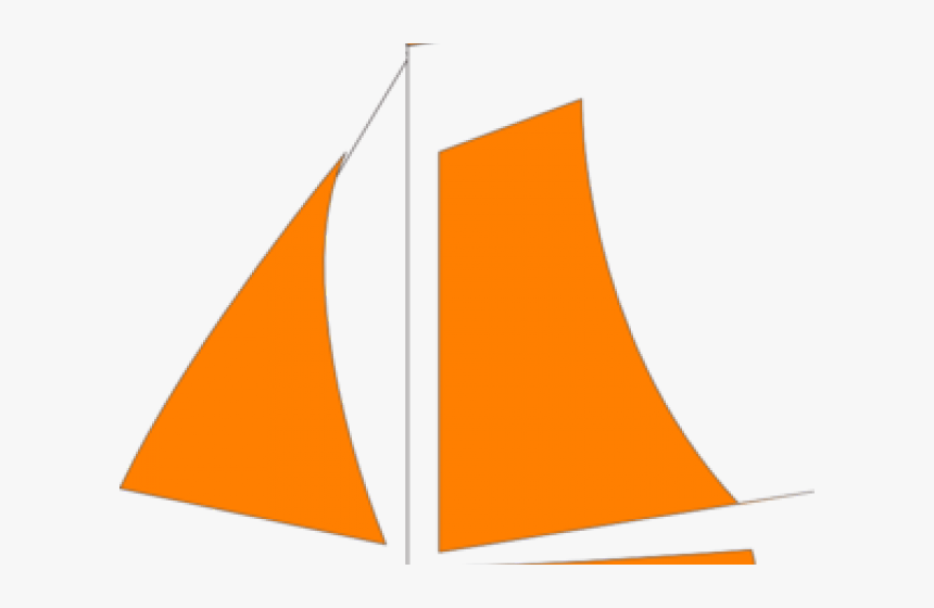 Sailboat Clipart Watercraft - Sail, HD Png Download