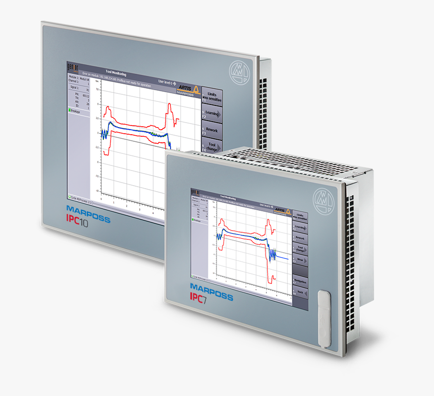 Control Panel With Integrated Computer Unit And Touch - Computer Monitor, HD Png Download