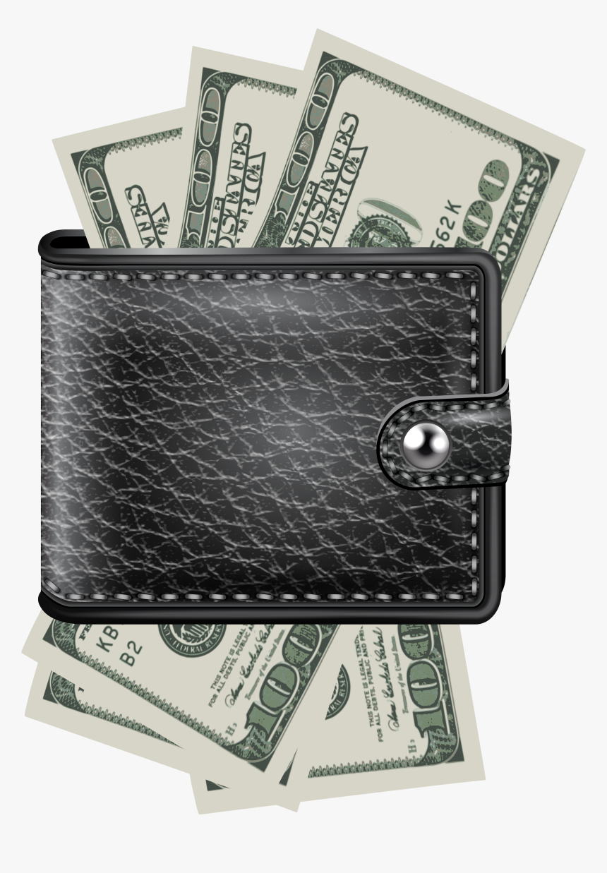 Economy Clipart Dollar Bill - Wallet With Money Png, Transparent Png
