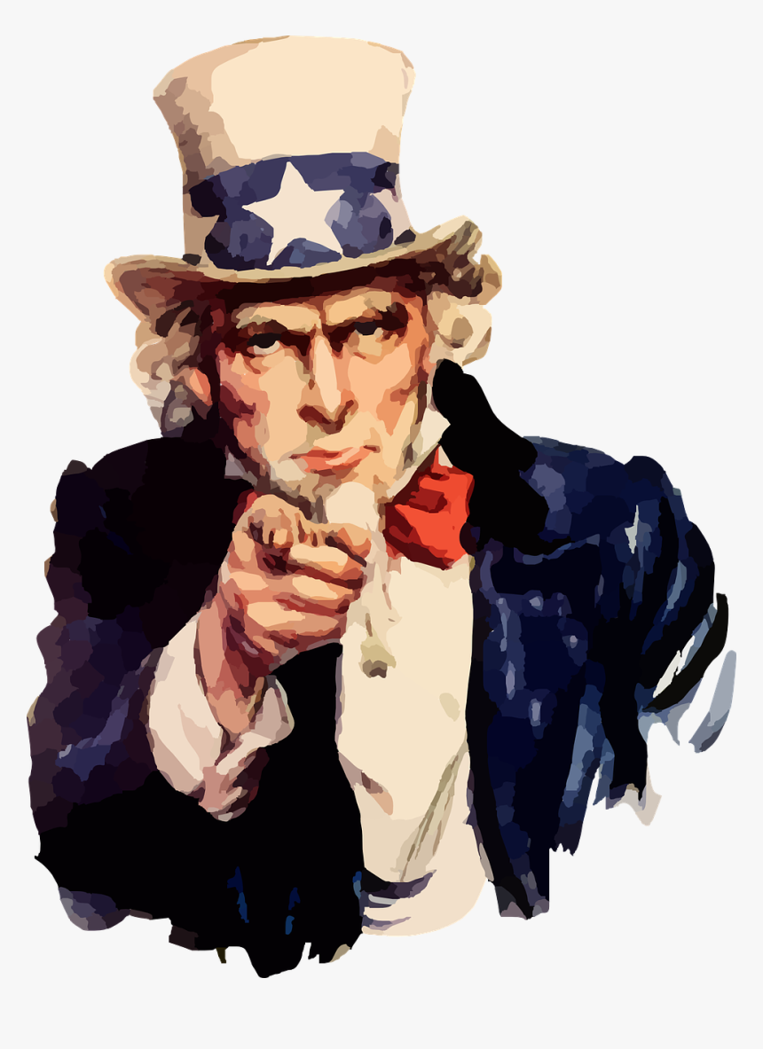 America, Uncle, Sam, Impersonation - Uncle Sam Png, Transparent Png