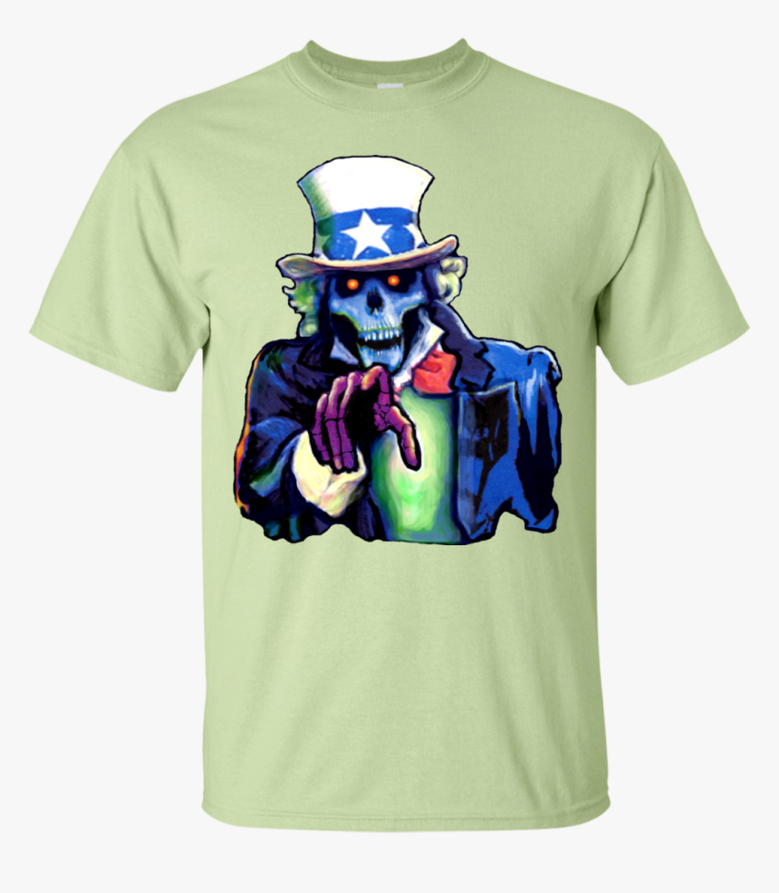 Uncle Sam Skeleton T Shirt , Png Download - Cartoon, Transparent Png