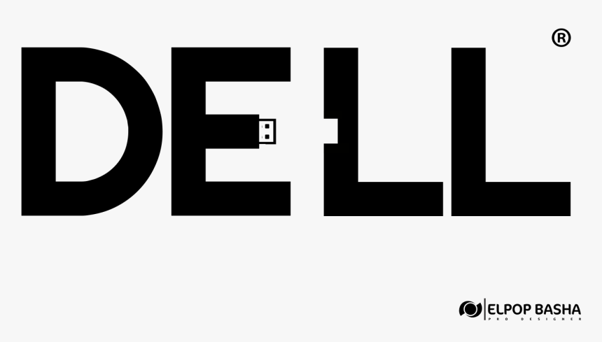 Black Dell Group Usb Logo Png - Graphics, Transparent Png