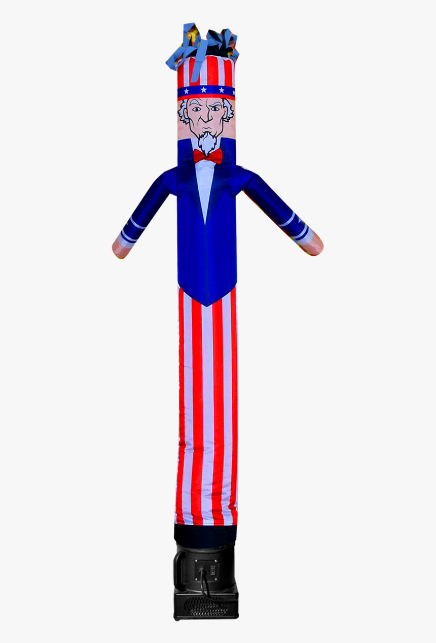 Uncle Sam Design 6ft Air Dancers® Inflatable Tube Man - Costume, HD Png Download