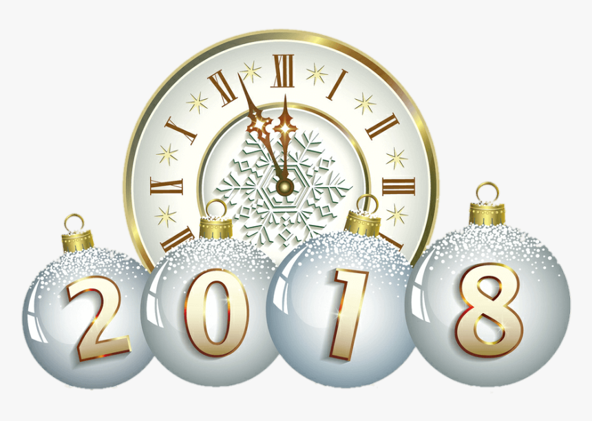 Transparent New Years Eve Clipart - New Year 2018 Fashion, HD Png Download