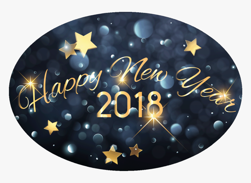 Transparent Happy New Year 2018 Png - Sticker For Happy New Year 2018, Png Download