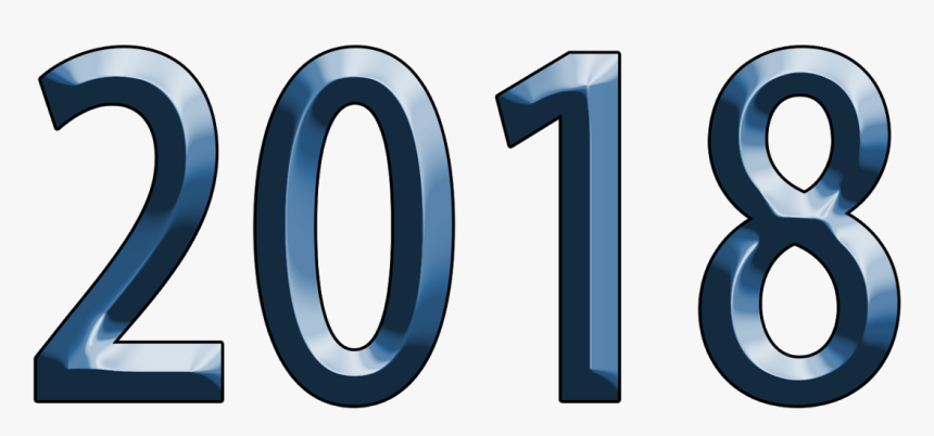 New Year 2018 Psd Wallpaper And Happy New Year - Circle, HD Png Download
