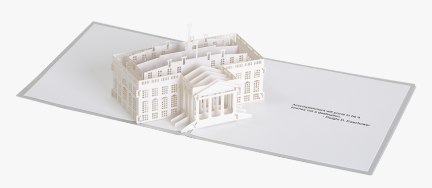 Transparent White House Png - Pop Up Card Paper Die Cut, Png Download