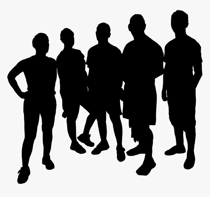 Group Of Silhouettes, HD Png Download