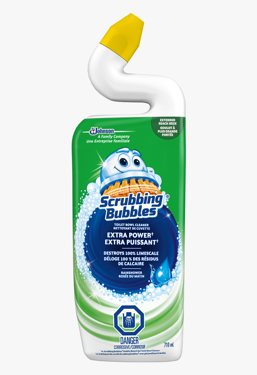 Scrubbing Bubbles Extra Power Rainshower - Scrubbing Bubbles Cm, HD Png Download