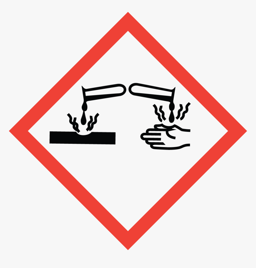 Hazard Pictograms Corrosive, HD Png Download