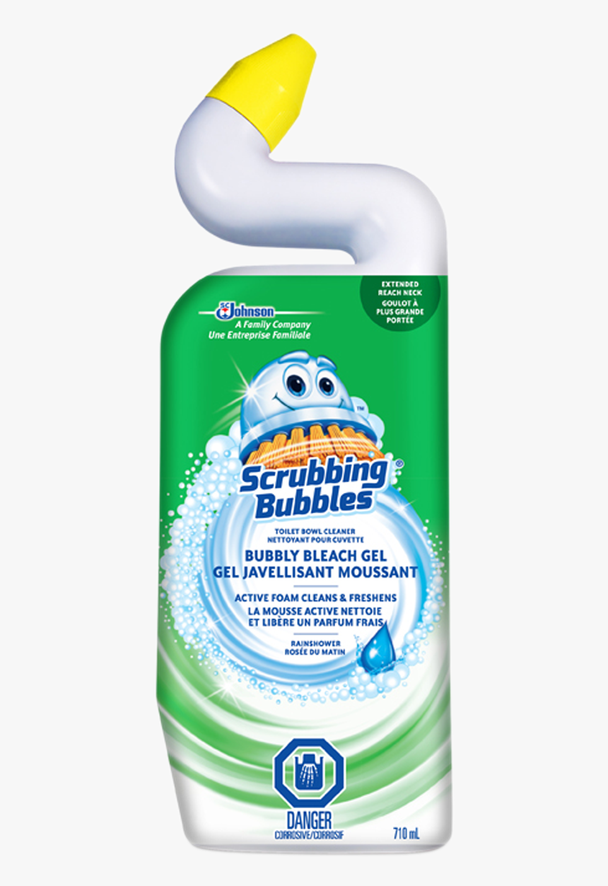 Scrubbing Bubbles Bubbly Bleach Gel Rainshower - Scrubbing Bubbles, HD Png Download