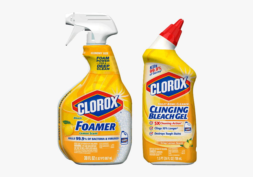 Clorox Toilet Bowl Cleaner Lemon, HD Png Download