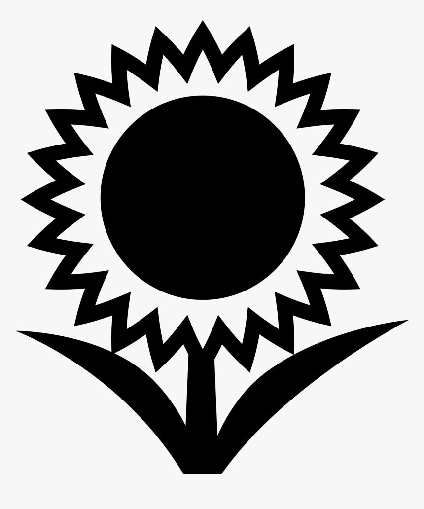 Best Buy Now Tag , Png Download - Sunflower Emoji Black And White, Transparent Png