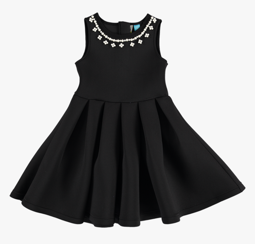 Transparent Baby Clothes Clipart Free - Black Vintage Halter Dress, HD Png Download