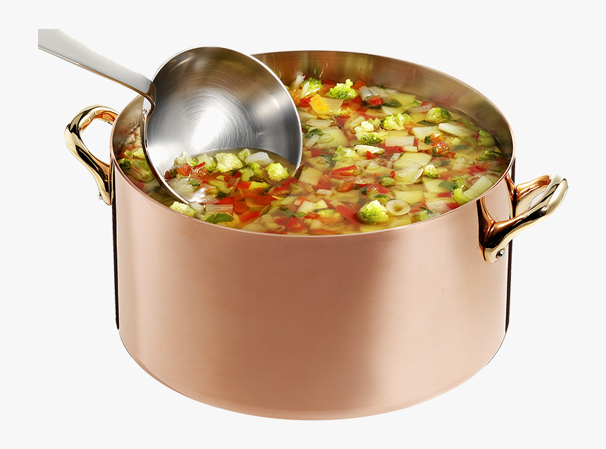 Garden Vegetable Soup - Pot Of Soup Png, Transparent Png